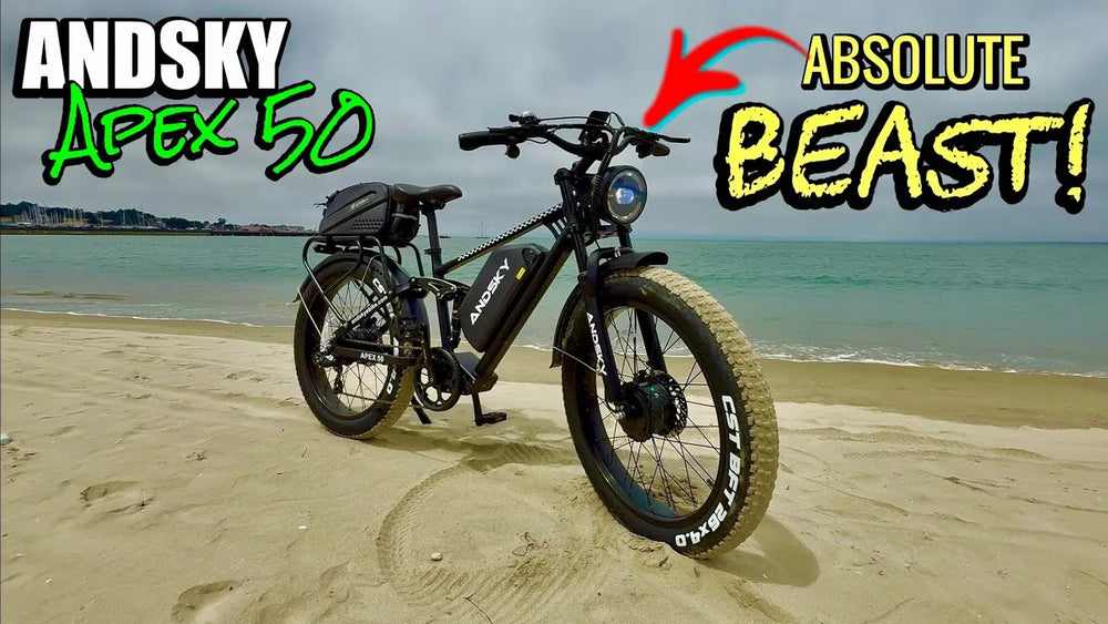 This DUAL MOTOR 52V E-bike is an ABSOLUTE BEAST! • Andsky Apex 50!